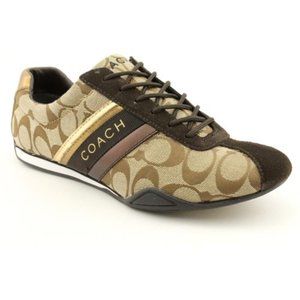 EUC Coach Jayme Signature Suede Sneakers